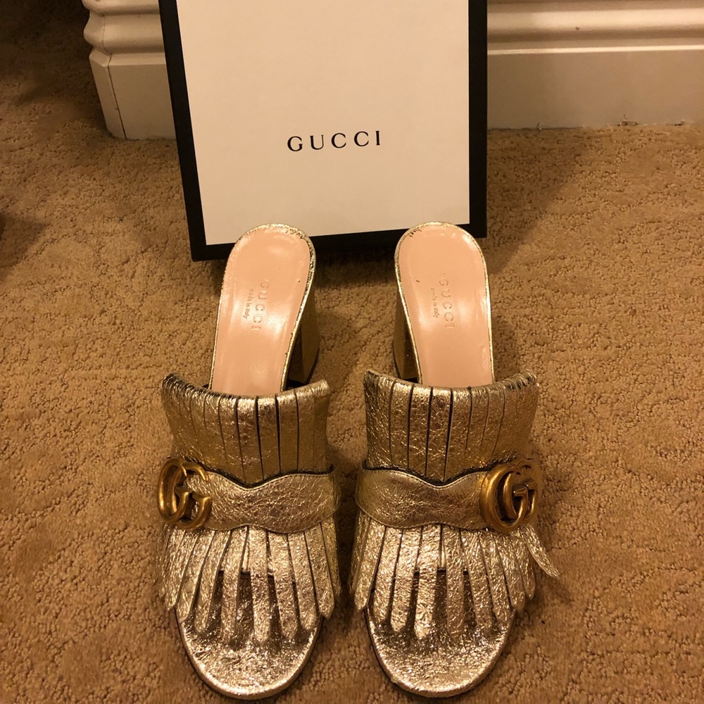 Gucci sandals!